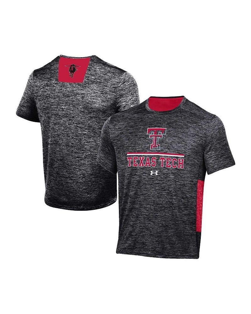 Men's Black Texas Tech Red Raiders Game Day Twist Performance T-shirt $26.95 T-Shirts