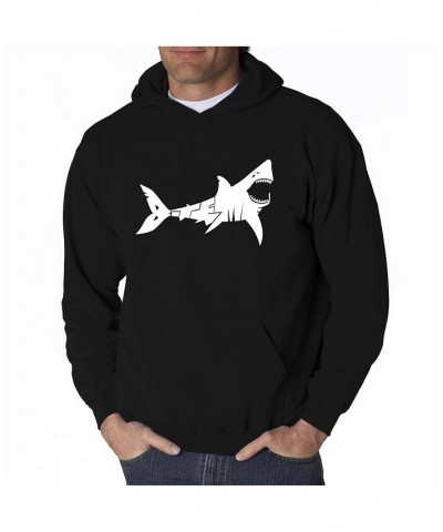 Men's Word Art Hooded Sweatshirt - Bite Me Black $34.19 Sweatshirt