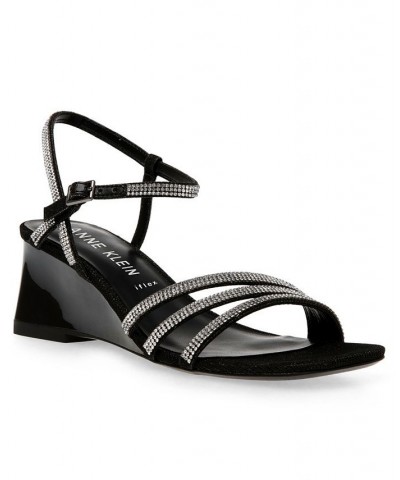 Women's Genova Buckle Wedge Sandals PD01 $45.60 Shoes