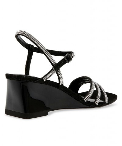 Women's Genova Buckle Wedge Sandals PD01 $45.60 Shoes