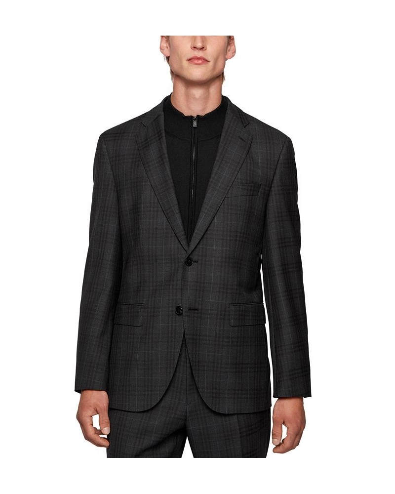 BOSS Men's Regular-Fit Suit Gray $362.25 Suits