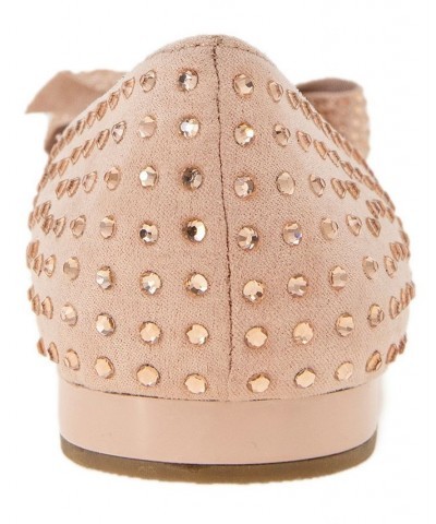 Lucie Jewel Bow Ballet Flats Tan/Beige $40.05 Shoes