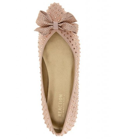 Lucie Jewel Bow Ballet Flats Tan/Beige $40.05 Shoes