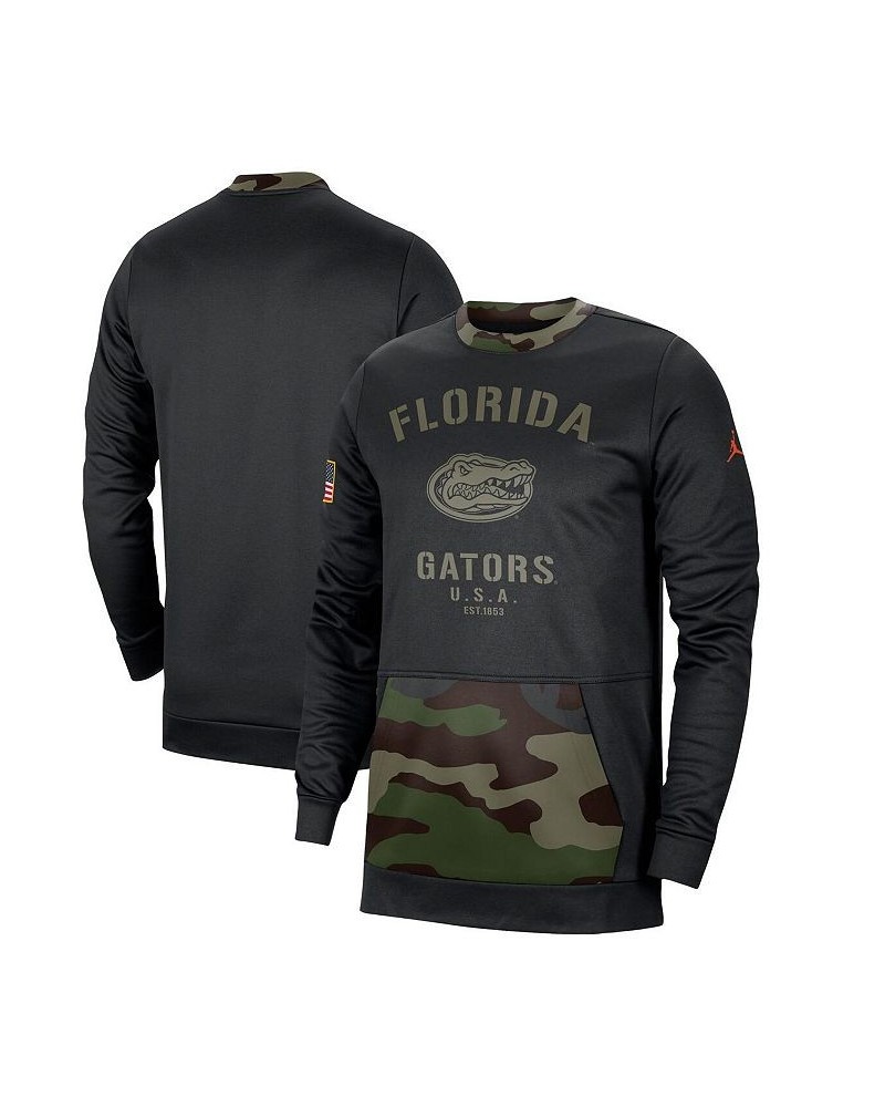 Men's Black, Camo Florida Gators Military Appreciation Performance Pullover Sweatshirt $24.36 Sweatshirt