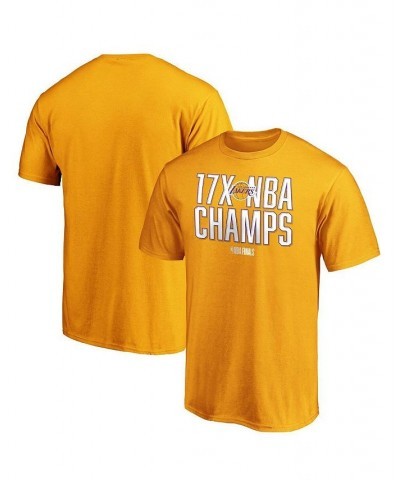 Men's Gold Los Angeles Lakers 17-Time NBA Finals Champions Always Prepared T-shirt $17.59 T-Shirts