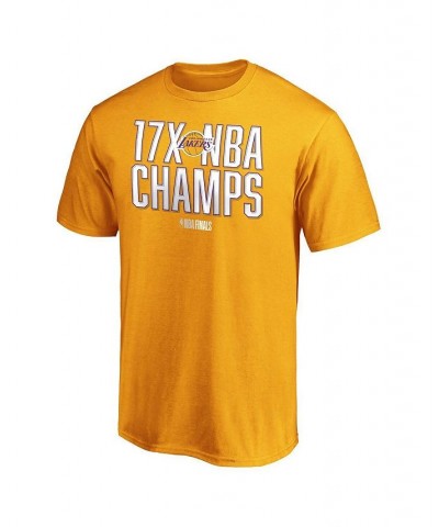 Men's Gold Los Angeles Lakers 17-Time NBA Finals Champions Always Prepared T-shirt $17.59 T-Shirts