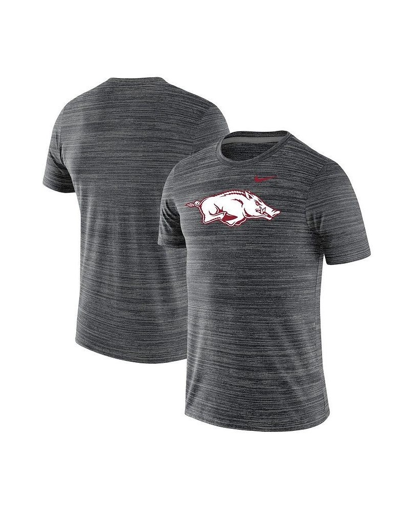 Men's Black Arkansas Razorbacks Big and Tall Velocity Space-Dye Performance T-shirt $28.59 T-Shirts