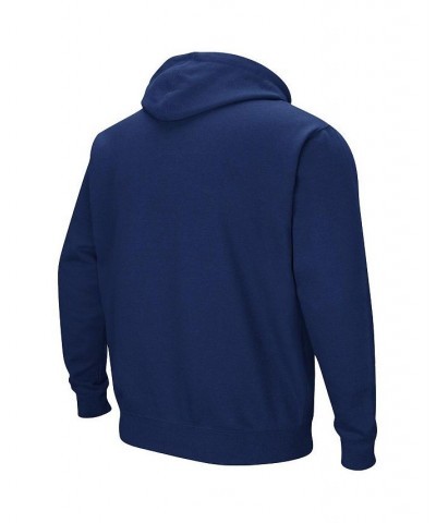 Men's Navy Dayton Flyers Arch and Logo Pullover Hoodie $18.92 Sweatshirt