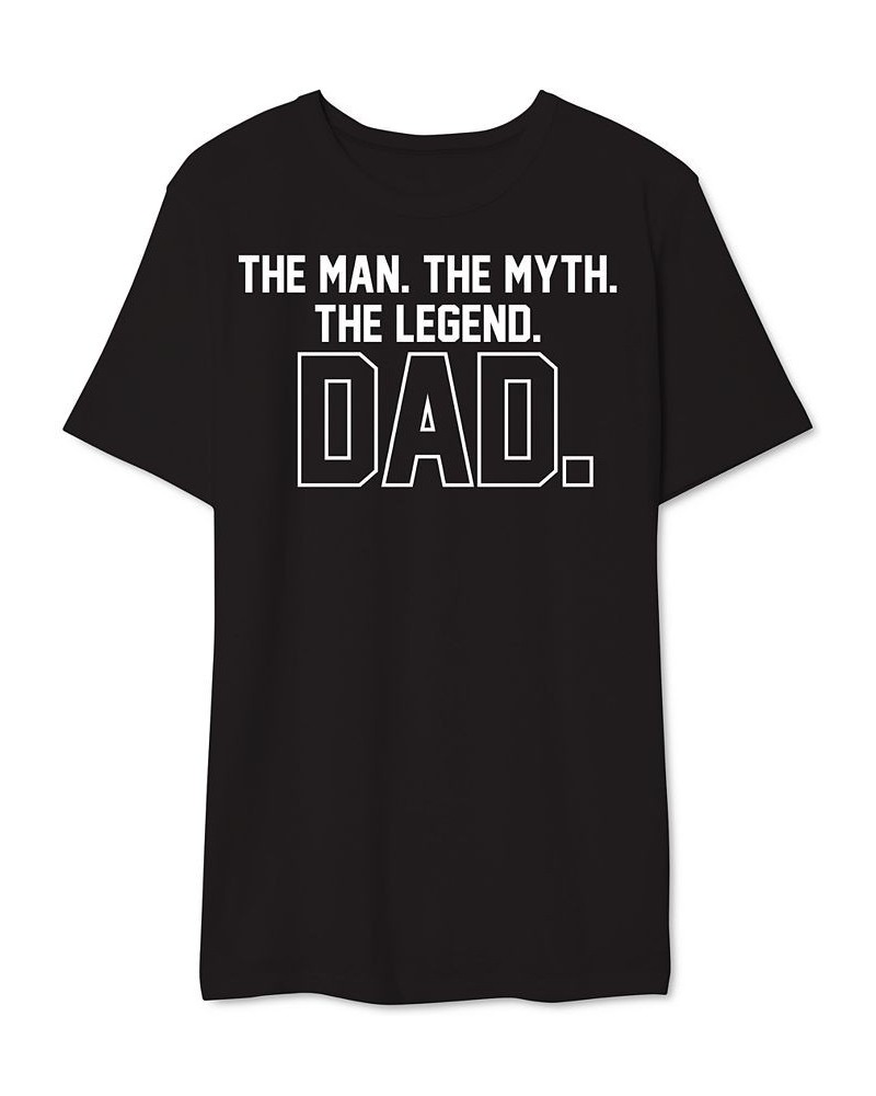 Dad Legend Men's Graphic T-Shirt Black $20.99 T-Shirts