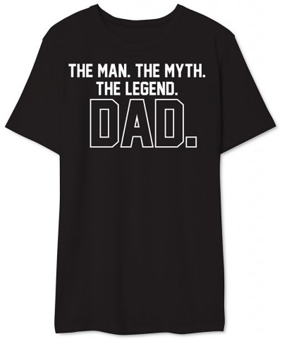 Dad Legend Men's Graphic T-Shirt Black $20.99 T-Shirts