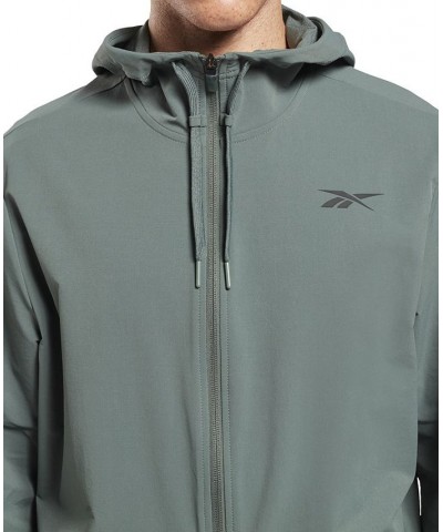 Men's Performance Woven Zip-Up Track Jacket Green $39.60 Jackets