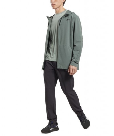 Men's Performance Woven Zip-Up Track Jacket Green $39.60 Jackets