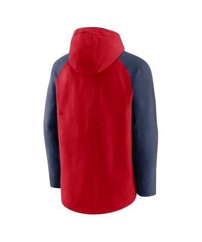 Men's Red, Navy St. Louis Cardinals Authentic Collection Performance Raglan Full-Zip Hoodie $44.29 Sweatshirt