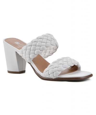 Women's By Far Mule Dress Sandals White $35.55 Shoes