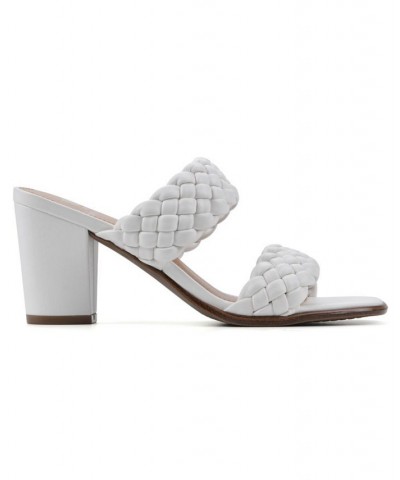 Women's By Far Mule Dress Sandals White $35.55 Shoes