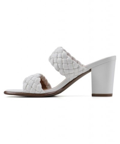 Women's By Far Mule Dress Sandals White $35.55 Shoes