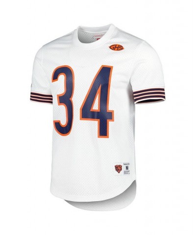 Men's Walter Payton White Chicago Bears Retired Player Name and Number Mesh Top $55.00 Jersey