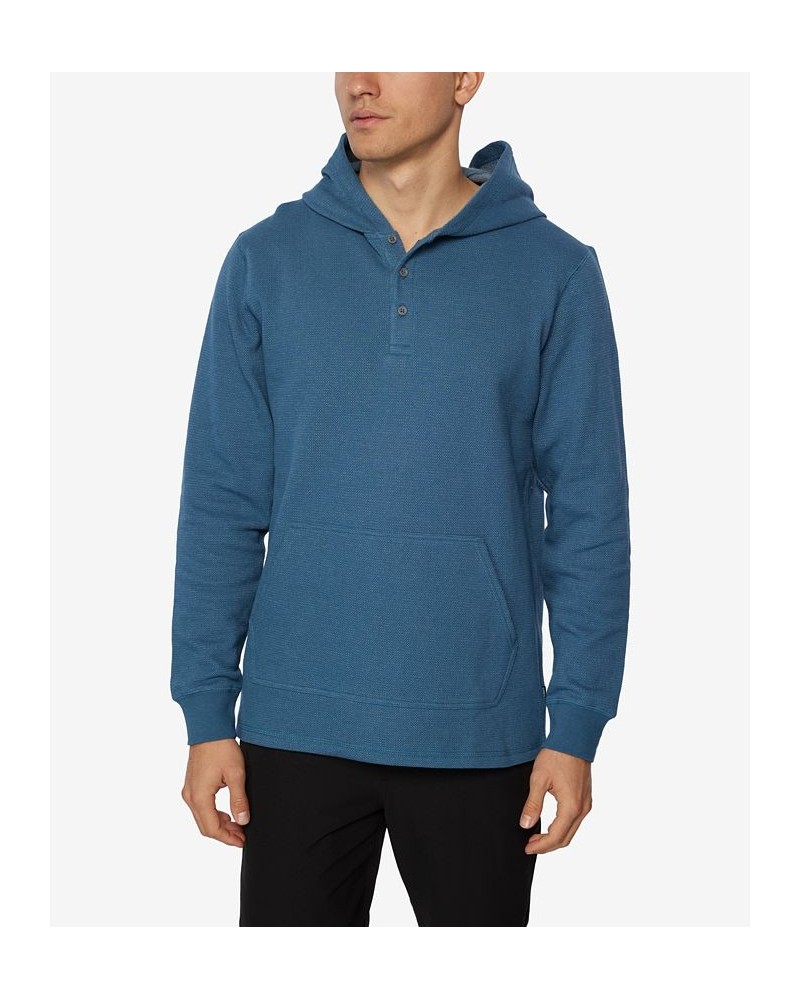 Men's Olympia Pullover Hoodie Blue $15.90 Sweatshirt