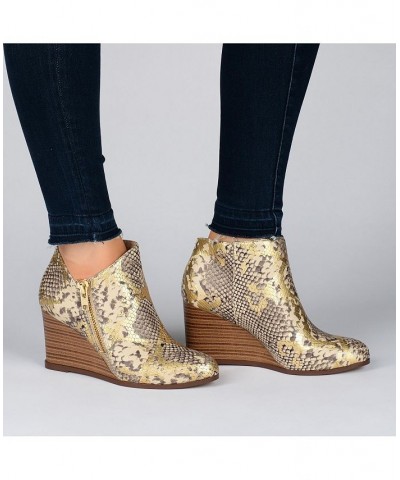 Women's Glam Wedge Bootie Multi $36.30 Shoes