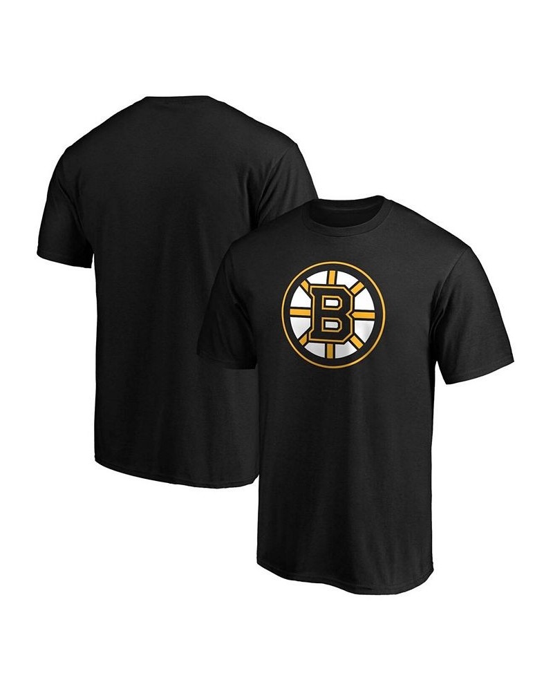 Men's Black Boston Bruins Team Primary Logo T-shirt $16.11 T-Shirts