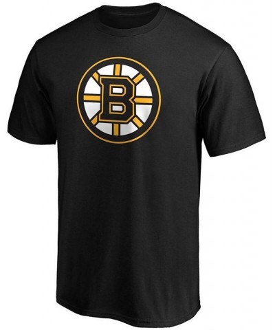 Men's Black Boston Bruins Team Primary Logo T-shirt $16.11 T-Shirts