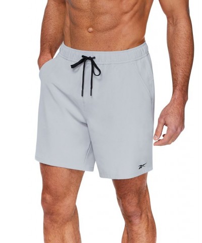 Men's Quick-Dry 7" Core Volley Swim Shorts Grey $17.97 Swimsuits