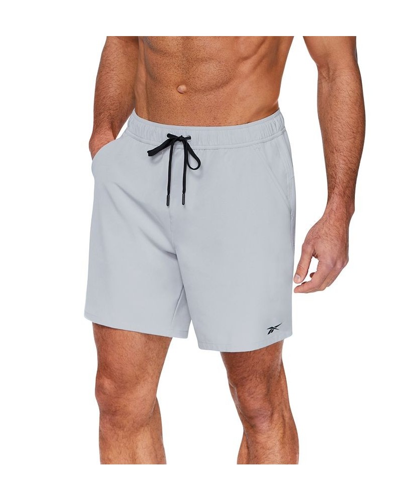 Men's Quick-Dry 7" Core Volley Swim Shorts Grey $17.97 Swimsuits