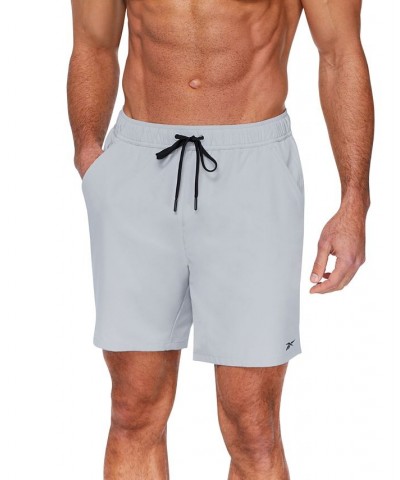 Men's Quick-Dry 7" Core Volley Swim Shorts Grey $17.97 Swimsuits