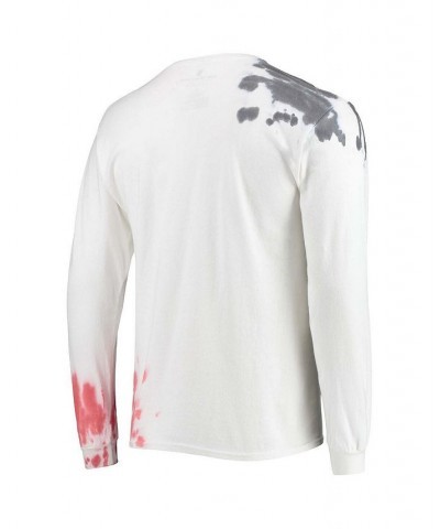 Men's White Toronto Raptors Tie-Dye Long Sleeve T-shirt $23.21 T-Shirts