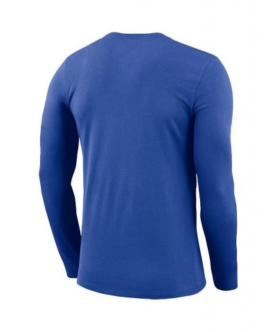 Men's Royal Kentucky Wildcats Basketball Icon Legend Performance Long Sleeve T-shirt $32.44 T-Shirts