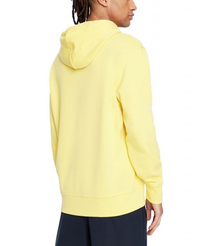 Men's Exclusive Smiley Logo Hoodie Gold $46.06 Sweatshirt