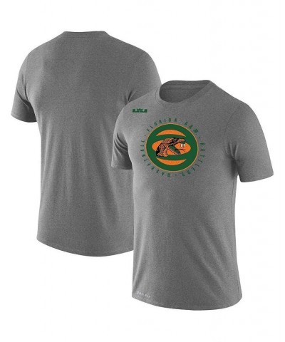 Men's x LeBron James Gray Florida A&M Rattlers Collection Legend Performance T-shirt $16.31 T-Shirts