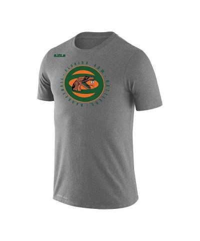 Men's x LeBron James Gray Florida A&M Rattlers Collection Legend Performance T-shirt $16.31 T-Shirts