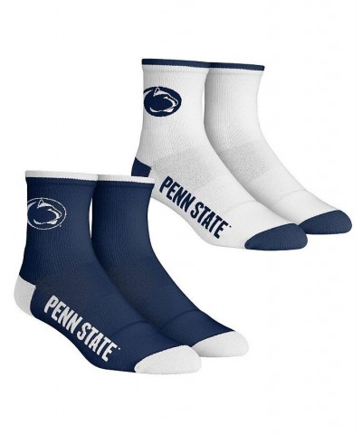 Men's Socks Penn State Nittany Lions Core Team 2-Pack Quarter Length Sock Set $16.49 Socks