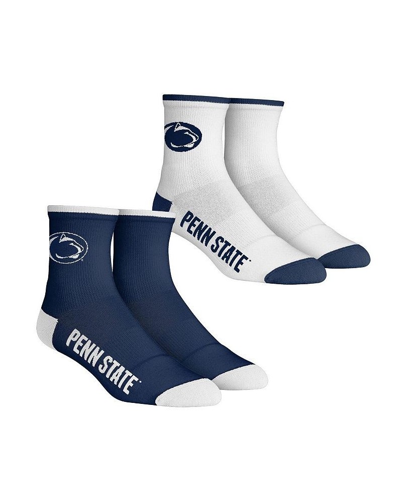 Men's Socks Penn State Nittany Lions Core Team 2-Pack Quarter Length Sock Set $16.49 Socks