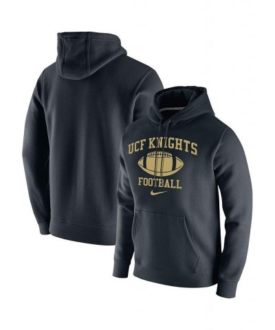 Men's Black UCF Knights Retro Football Lockup Club Pullover Hoodie $30.80 Sweatshirt