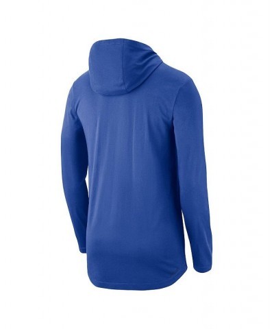 Men's Royal Duke Blue Devils Team Performance Long Sleeve Hoodie T-shirt $20.09 T-Shirts