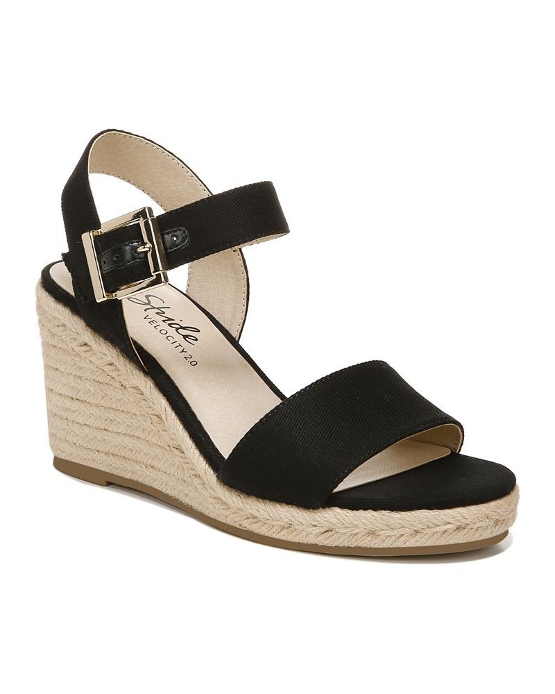 Tango Wedge Espadrilles Black $49.49 Shoes