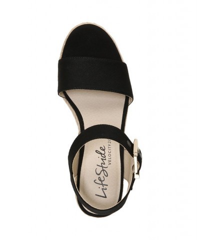 Tango Wedge Espadrilles Black $49.49 Shoes