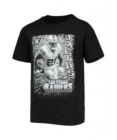 Men's Josh Jacobs Black Las Vegas Raiders U Da Man T-shirt $12.74 T-Shirts