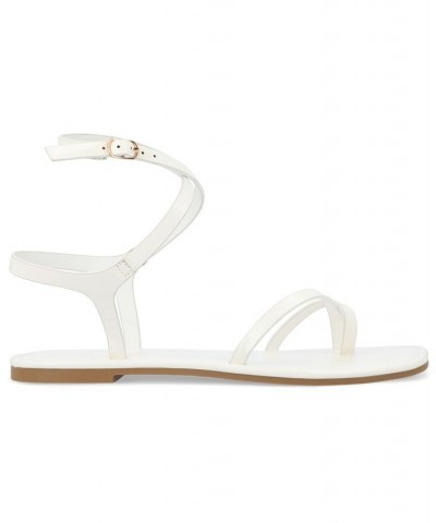 Women's Charra Strappy Sandals White $30.10 Shoes