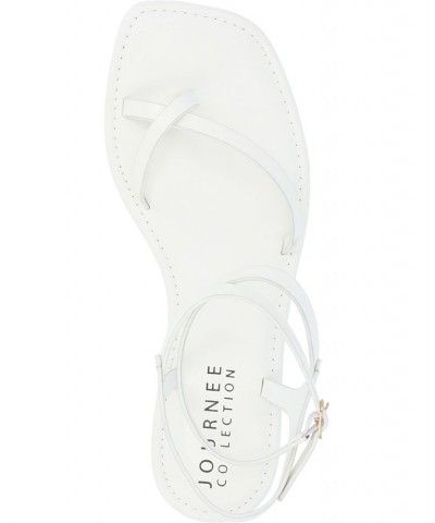 Women's Charra Strappy Sandals White $30.10 Shoes