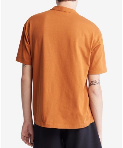 Men's Relaxed Fit Archive Logo Crewneck T-Shirt Orange $21.30 T-Shirts