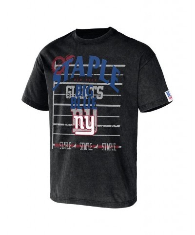 Men's NFL X Staple Black New York Giants Gridiron Short Sleeve T-shirt $16.80 T-Shirts