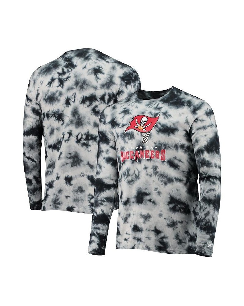 Men's Black Tampa Bay Buccaneers Tie-Dye Long Sleeve T-shirt $25.37 T-Shirts