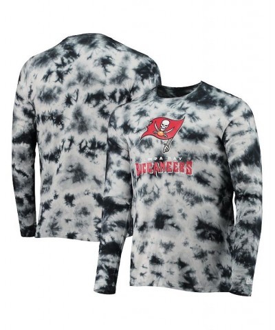 Men's Black Tampa Bay Buccaneers Tie-Dye Long Sleeve T-shirt $25.37 T-Shirts