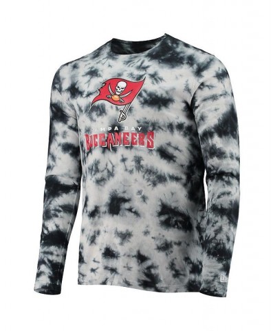 Men's Black Tampa Bay Buccaneers Tie-Dye Long Sleeve T-shirt $25.37 T-Shirts