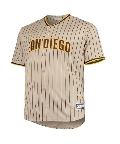 Men's Fernando Tatis Jr. Sand San Diego Padres Big and Tall Replica Player Jersey $49.40 Jersey