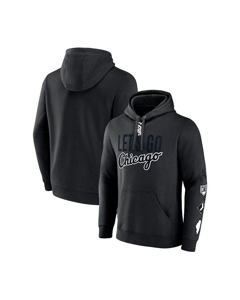 Men's Branded Black Chicago White Sox Bases Loaded Pullover Hoodie $42.39 Sweatshirt