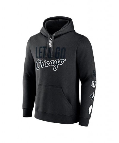 Men's Branded Black Chicago White Sox Bases Loaded Pullover Hoodie $42.39 Sweatshirt